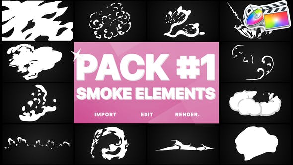 Smoke Elements Pack 01 | Final Cut - 24297520 Videohive Download