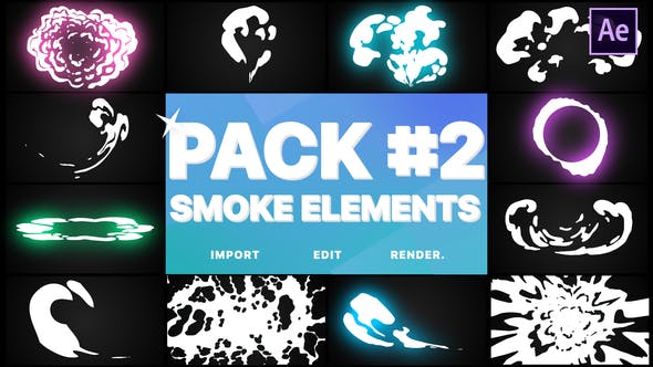 Smoke Elements Pack 02 | After Effects - Download Videohive 24495541