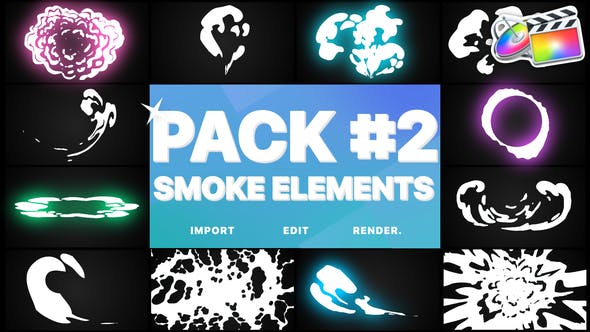 Smoke Elements Pack 02 | FCPX - Download Videohive 25550182