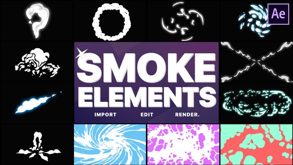 Smoke Elements Pack 06 | After Effects - 28790510 Download Videohive