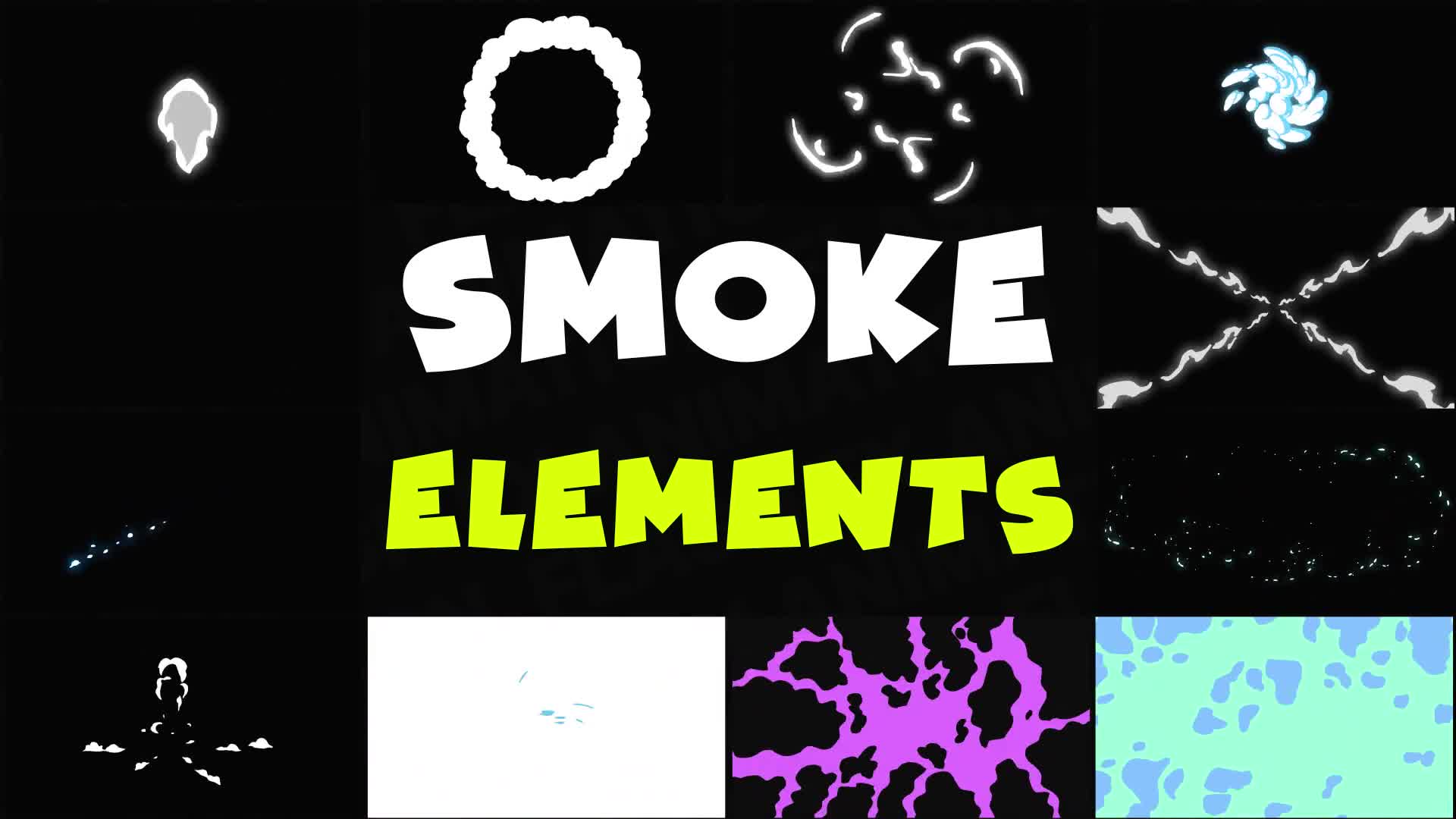 Smoke Elements Pack 06 | Premiere Pro MOGRT Videohive 28790591 Premiere Pro Image 1