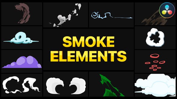 Smoke Elements Pack | DaVinci Resolve - Download Videohive 39407426