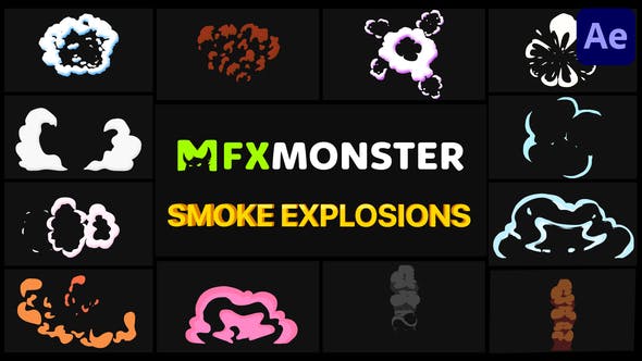 Smoke Explosions Pack | After Effects - 32288572 Download Videohive