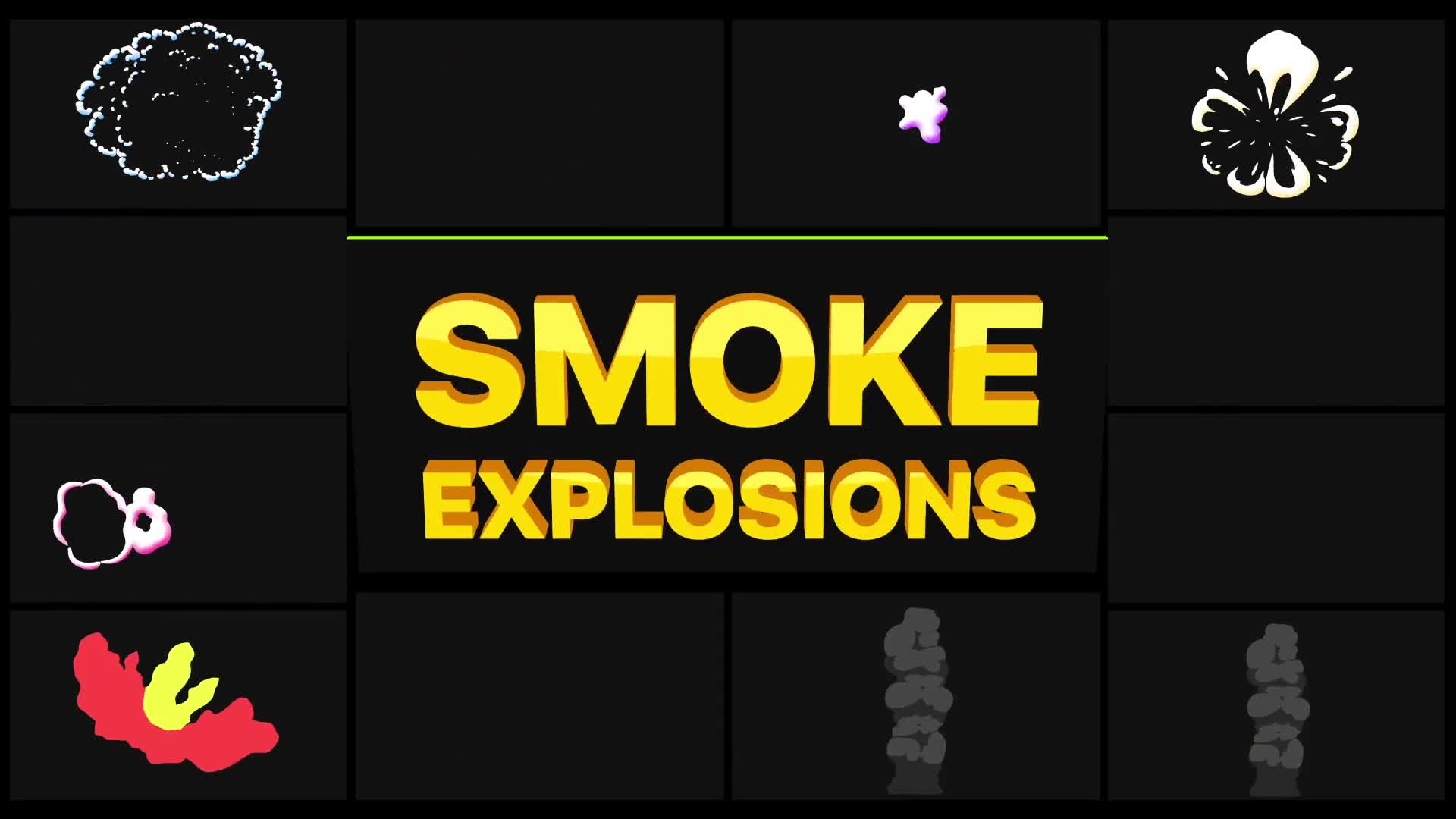 Smoke Explosions Pack | Premiere Pro MOGRT Videohive 32288589 Premiere Pro Image 1