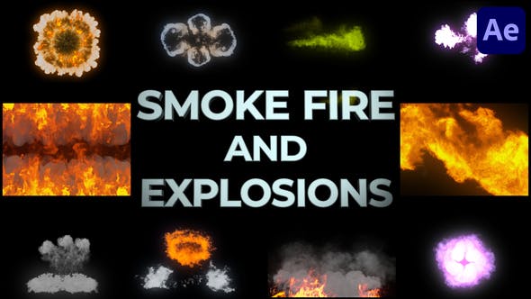 Smoke Fire And Explosions for After Effects - Videohive 38264553 Download