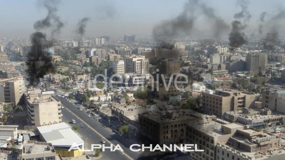 Smoke of Fire after the Attack - Download Videohive 21092927