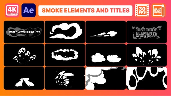 Smoke Pack And Titles | After Effects - Videohive 32736744 Download