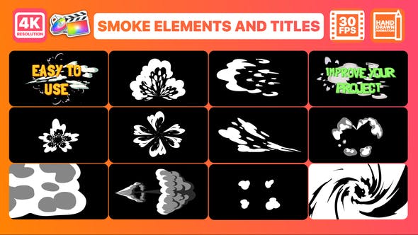 Smoke Pack and Titles | FCPX - Videohive 33072614 Download