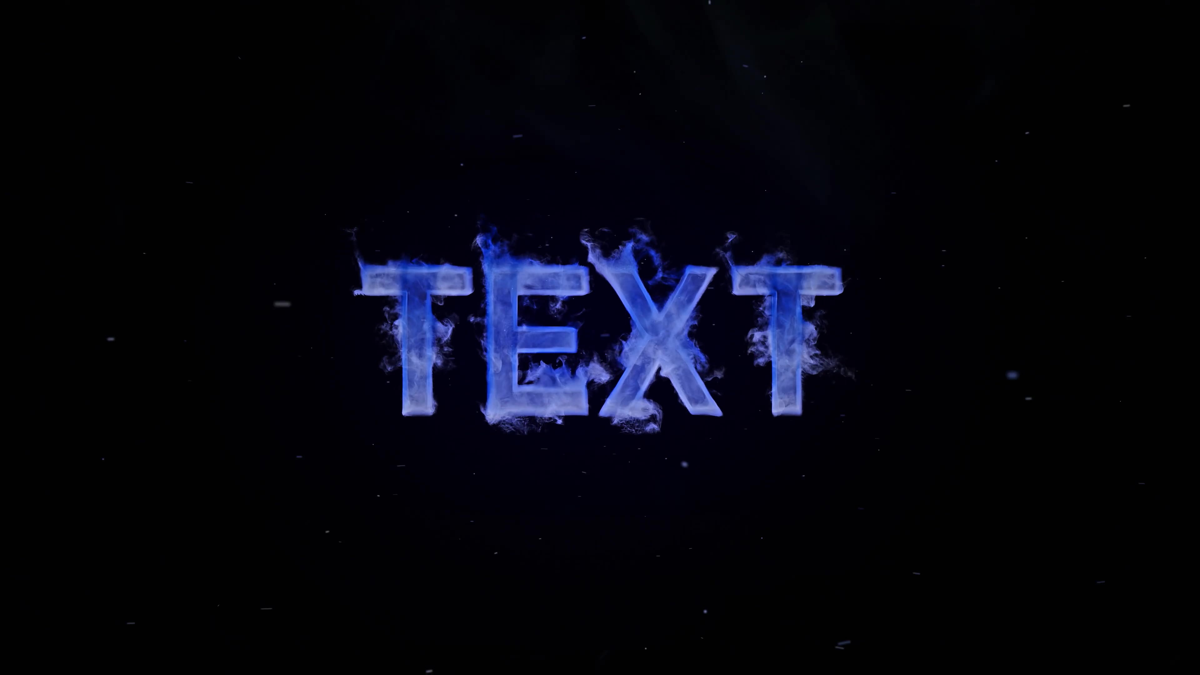 download after effect smoke text effect