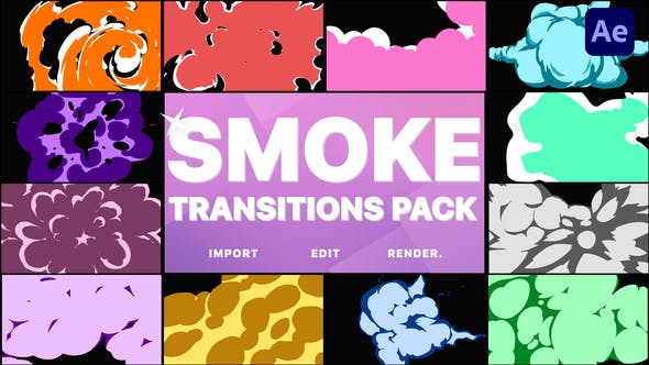 Smoke Transitions | After Effects - Videohive 38644960 Download