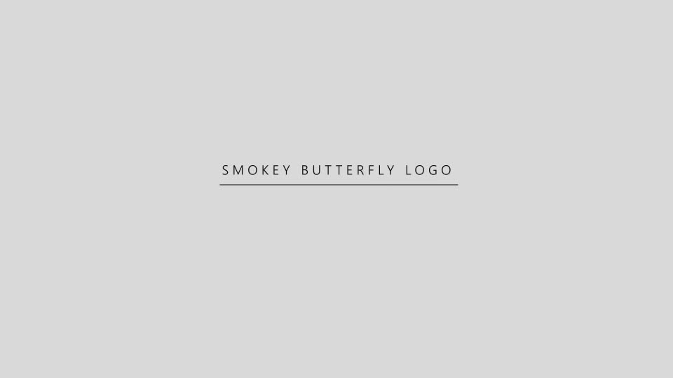Smokey Butterfly Logo - Download Videohive 21413865
