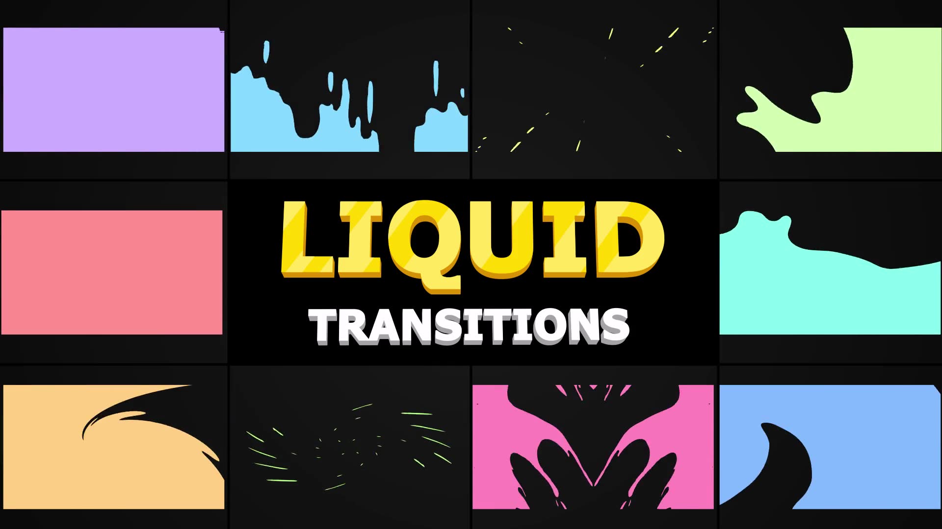 Smooth Liquid Transitions | Premiere Pro MOGRT Videohive 25428670 Premiere Pro Image 2