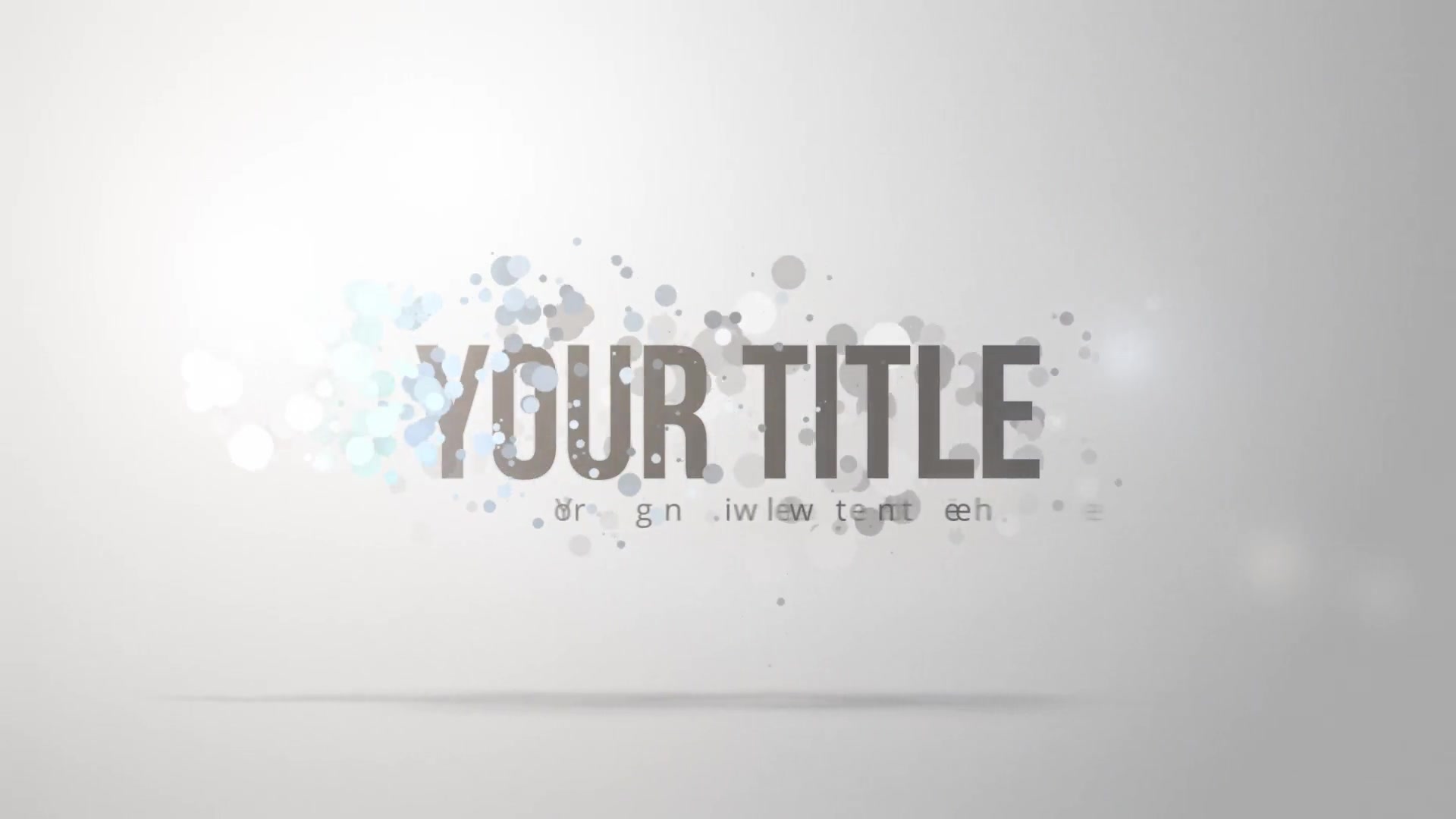 Smooth Particle Title - Download Videohive 23349868
