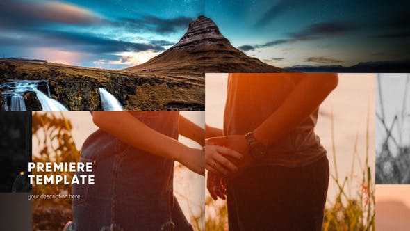 Smooth Slideshow Elegant Slice // Premiere Pro - Videohive Download 23468353