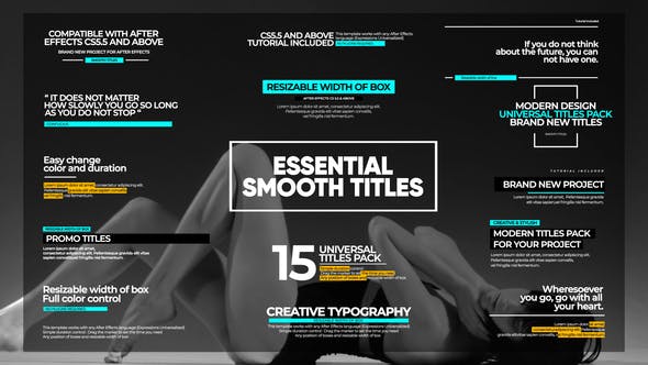 Smooth Titles - 21001600 Videohive Download