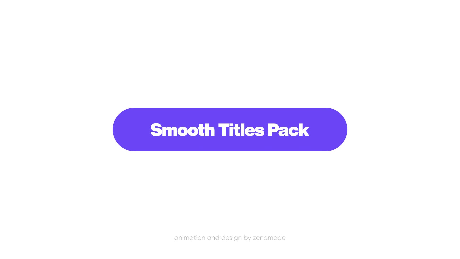 Smooth Titles Pack Videohive 33866612 After Effects Image 1