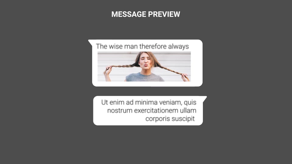 SMS Messages Chat Notify Elements - Download Videohive 20013166