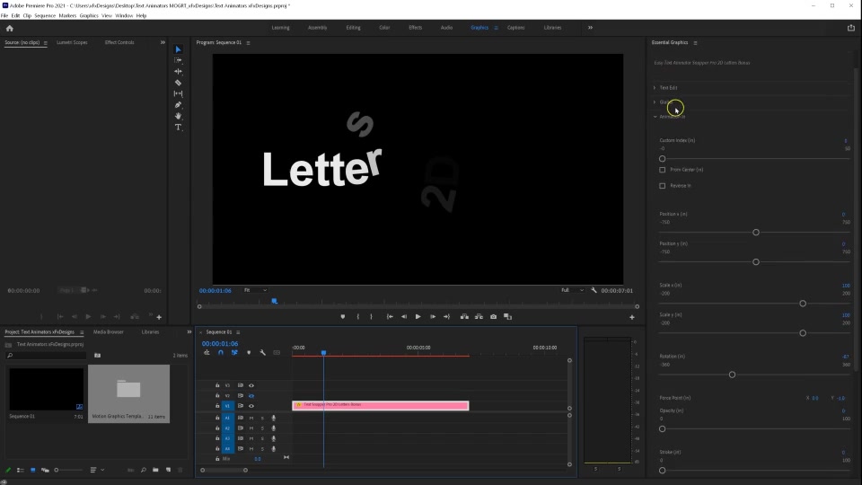 Snapper Text Animator For Premiere Pro MOGRT Videohive 37329435 Premiere Pro Image 8