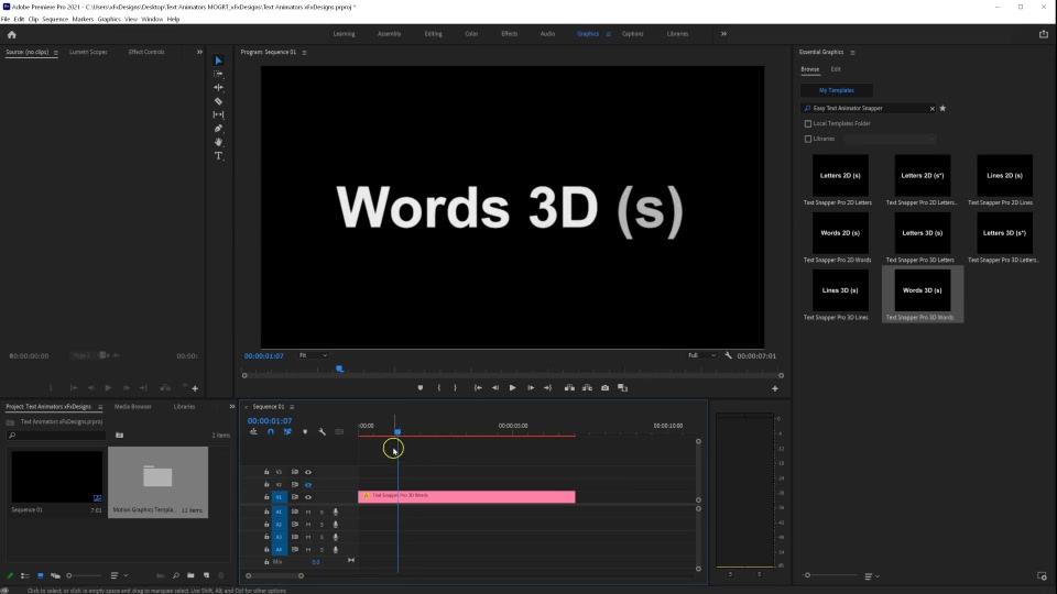 Snapper Text Animator For Premiere Pro MOGRT Videohive 37329435 Premiere Pro Image 9