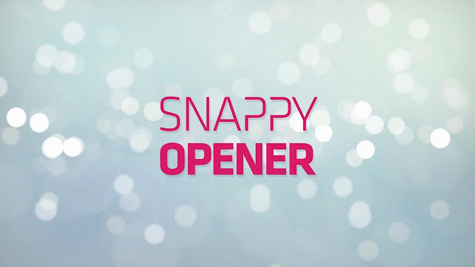 Snappy Opener - Download Videohive 18638272