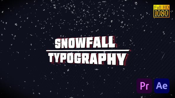 Snow 3D Typography Titles - Download 29704736 Videohive