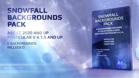 Snow Backgrounds Pack - Download 35122391 Videohive