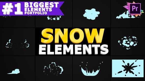 Snow Blasts | Premiere Pro MOGRT - Videohive 29609344 Download