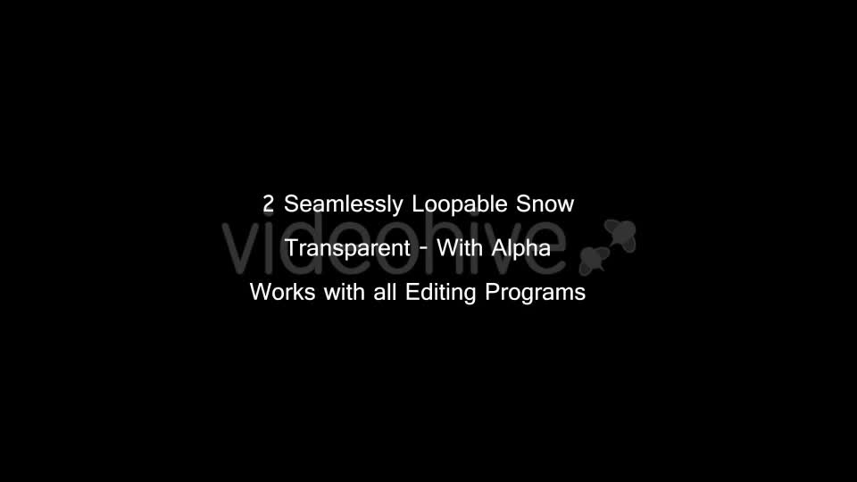 Snow Videohive 18522094 Motion Graphics Image 1