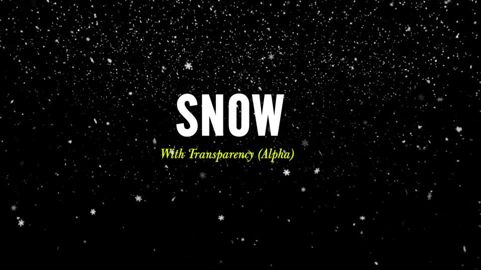 Snow Videohive 18579374 Motion Graphics Image 1