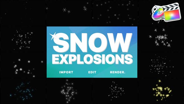 Snow Explosions | FCPX - 29756722 Videohive Download