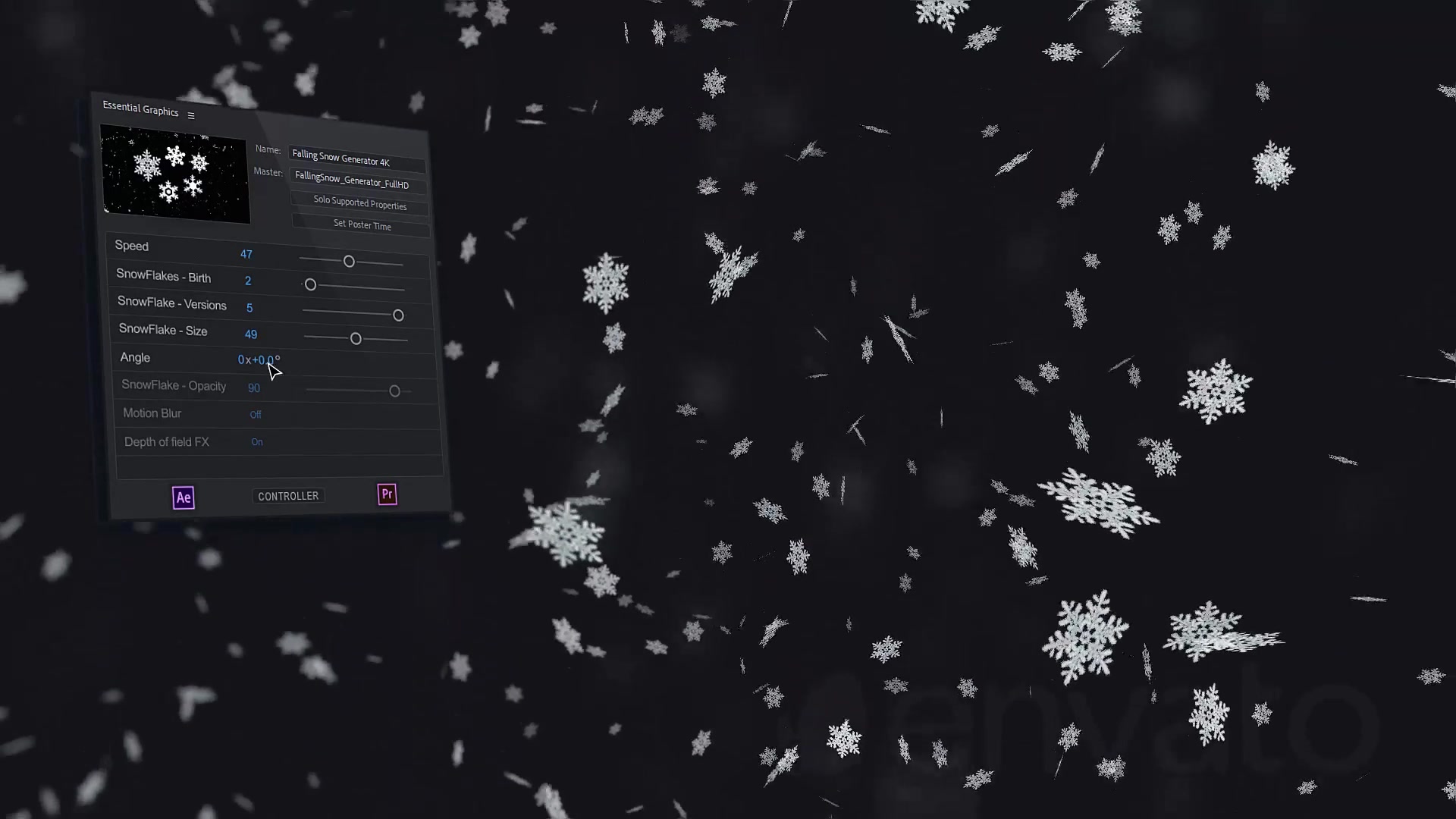 Snow Falling Generator Videohive 22857083 After Effects Image 10