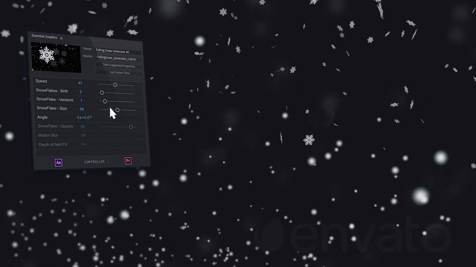 Snow Falling Generator Videohive 22857083 After Effects Image 5