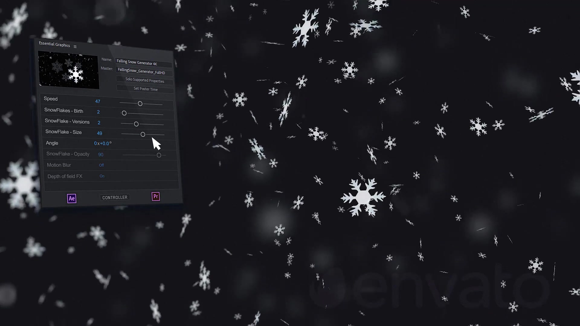 Snow Falling Generator Videohive 22857083 After Effects Image 6