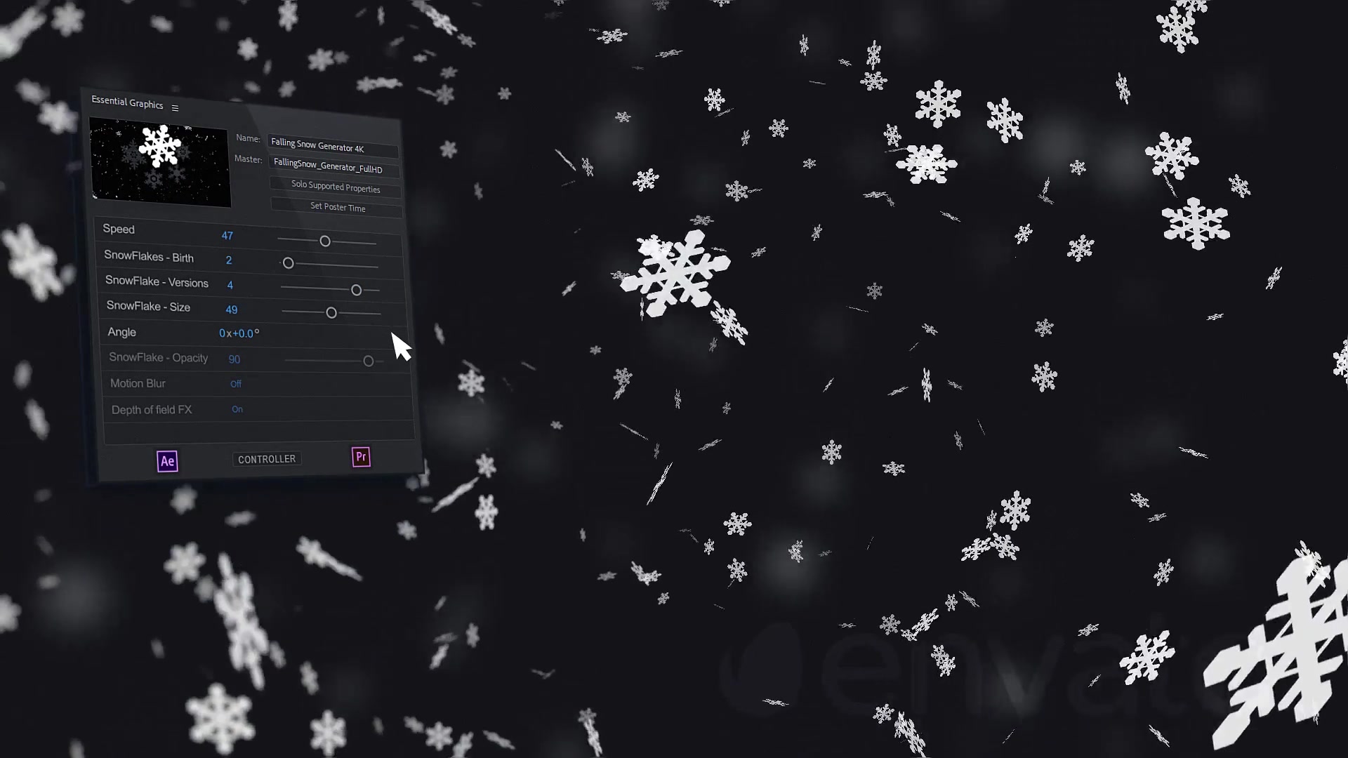 Snow Falling Generator Videohive 22857083 After Effects Image 7