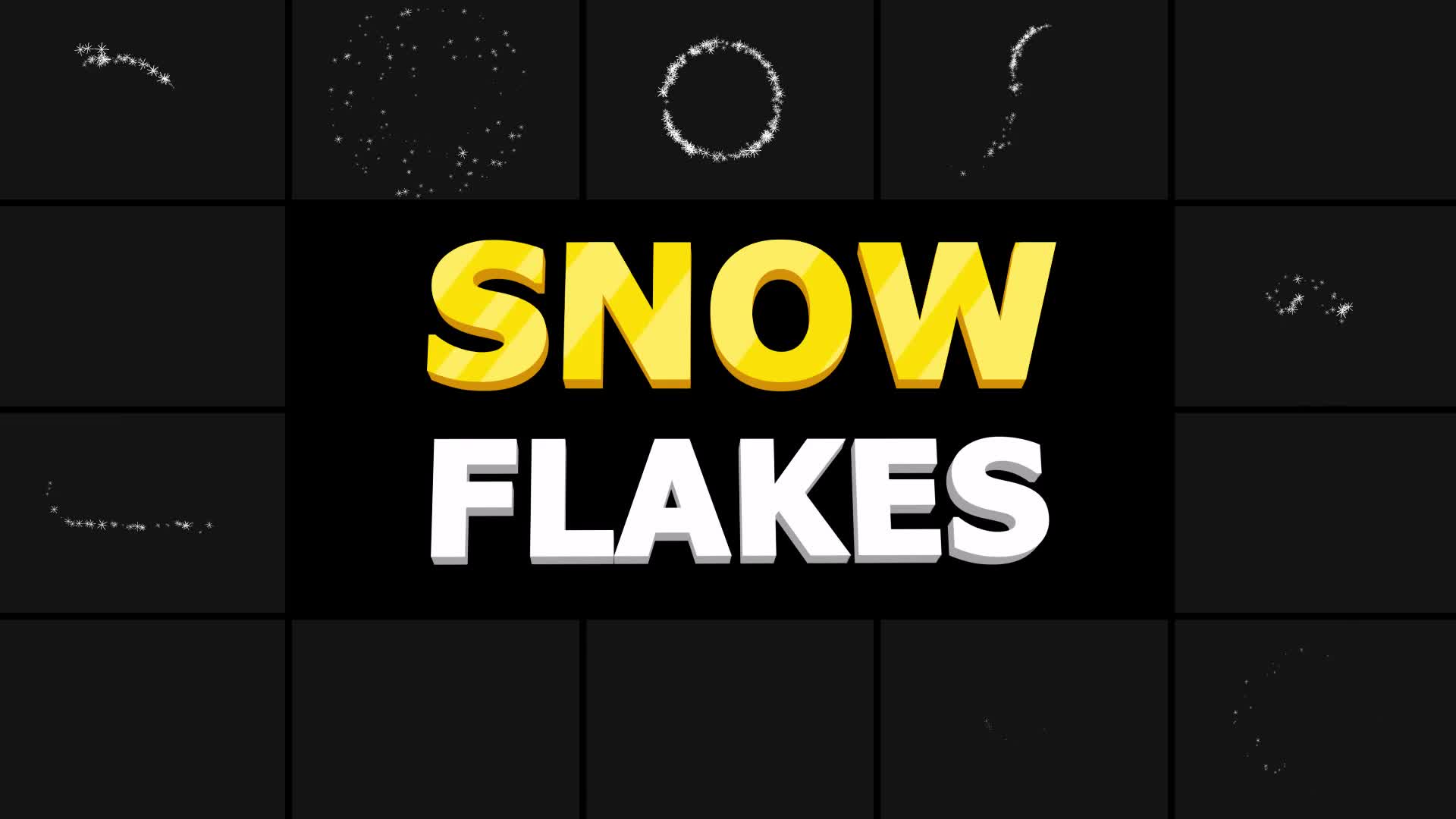 Snow Flakes 01 | After Effects Videohive 34827233 After Effects Image 1