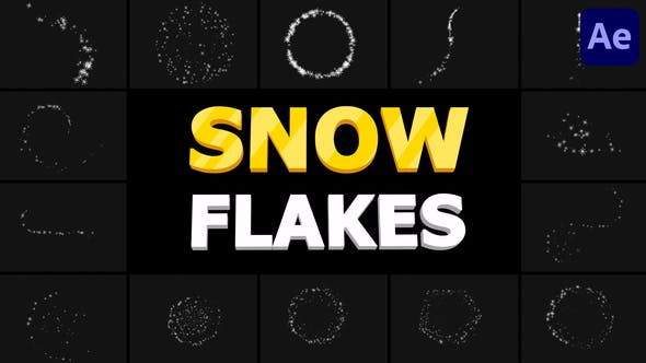Snow Flakes 01 | After Effects - Videohive Download 34827233