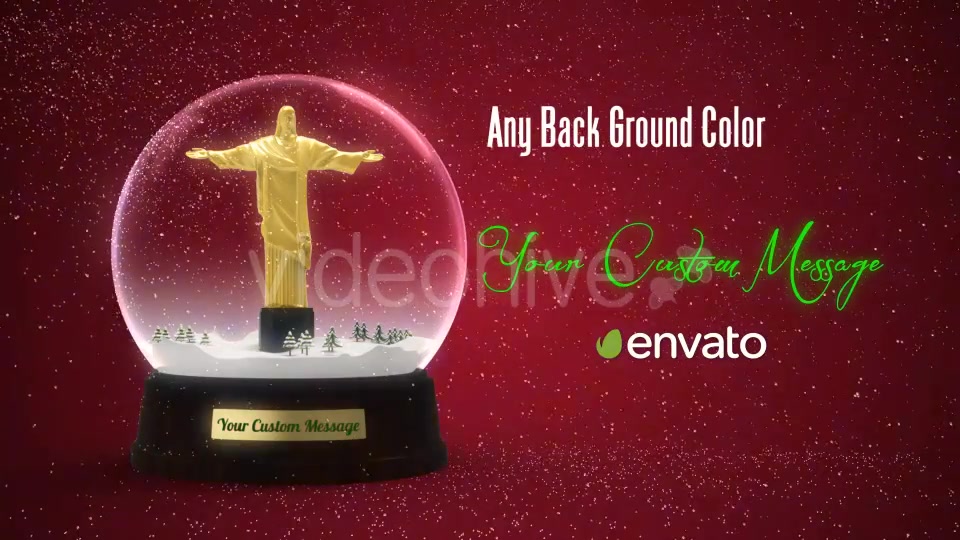 Snow Globe Christ The Redeemer Videohive 21018701 After Effects Image 10