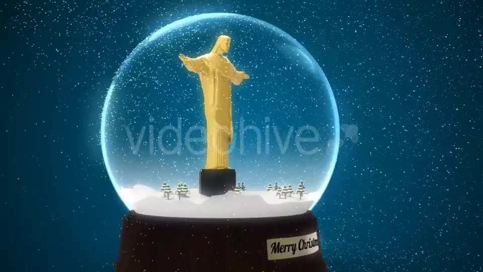 Snow Globe Christ The Redeemer Videohive 21018701 After Effects Image 4