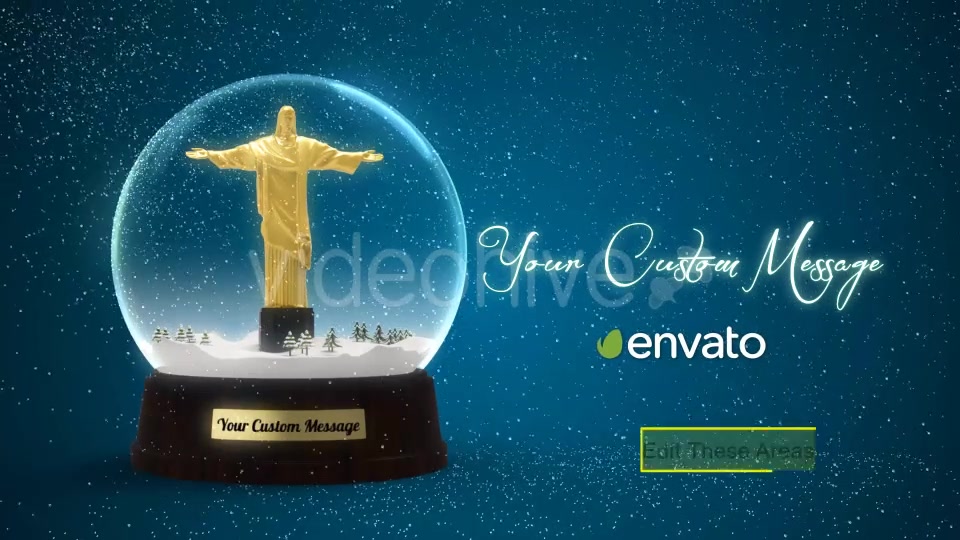 Snow Globe Christ The Redeemer Videohive 21018701 After Effects Image 8
