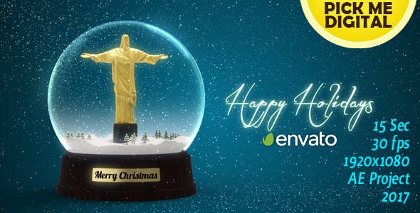 Snow Globe Christ The Redeemer - Download 21018701 Videohive