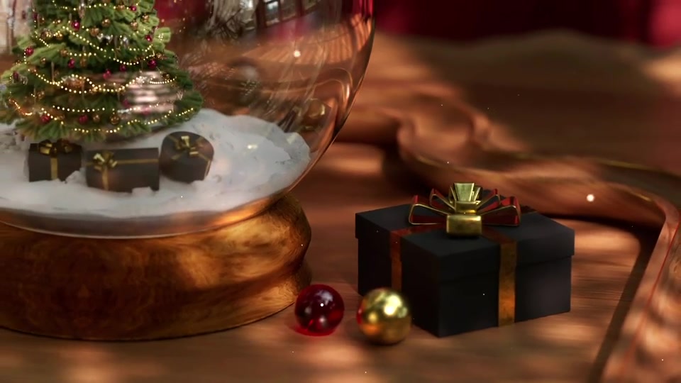 Snow Globe Christmas Logo Videohive 49451676 After Effects Image 7