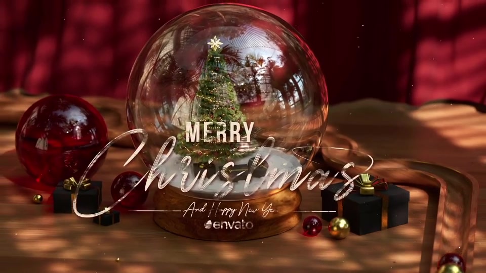 Snow Globe Christmas Logo Videohive 49451676 After Effects Image 9