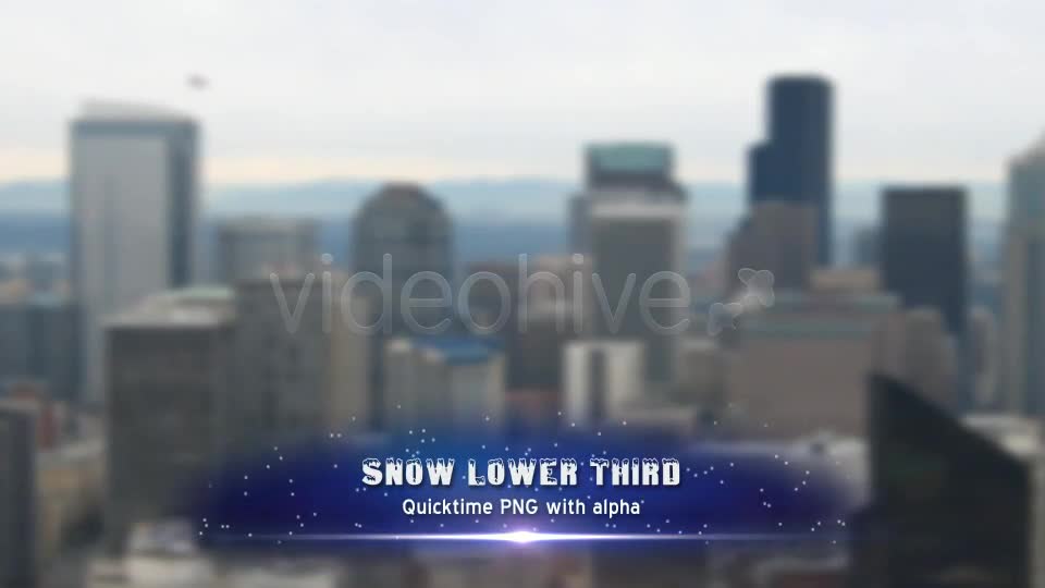 Snow Lower Third 1 Videohive 146151 Motion Graphics Image 1