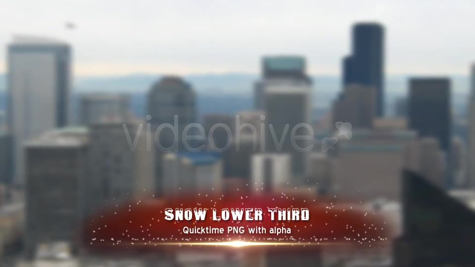 Snow Lower Third 1 Videohive 146151 Motion Graphics Image 4