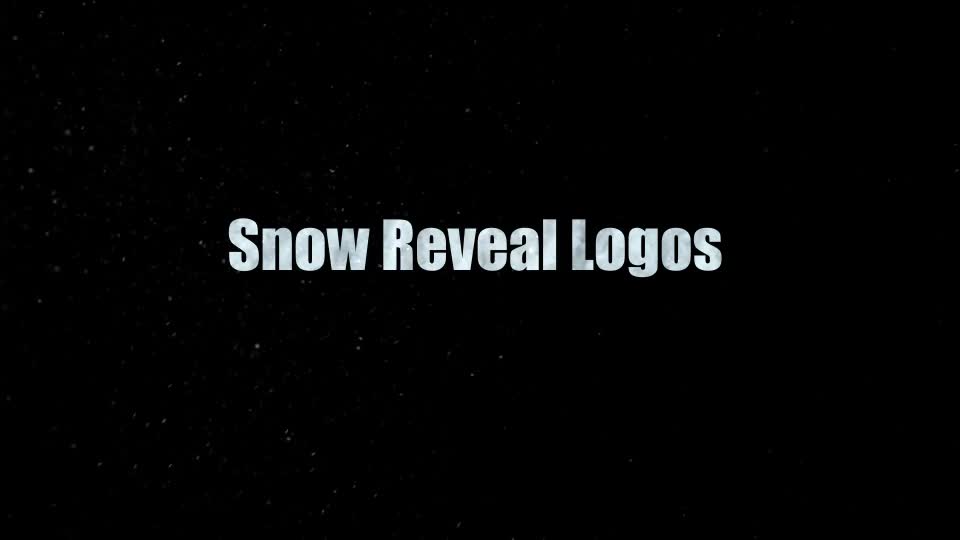 Snow Reveal Logos Videohive 21049975 After Effects Image 1