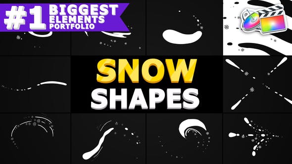 Snow Shapes | FCPX - 29594559 Download Videohive