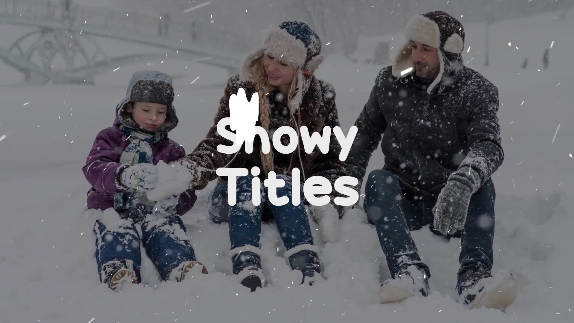 Snow Titles | After Effects Videohive 25400187 After Effects Image 1