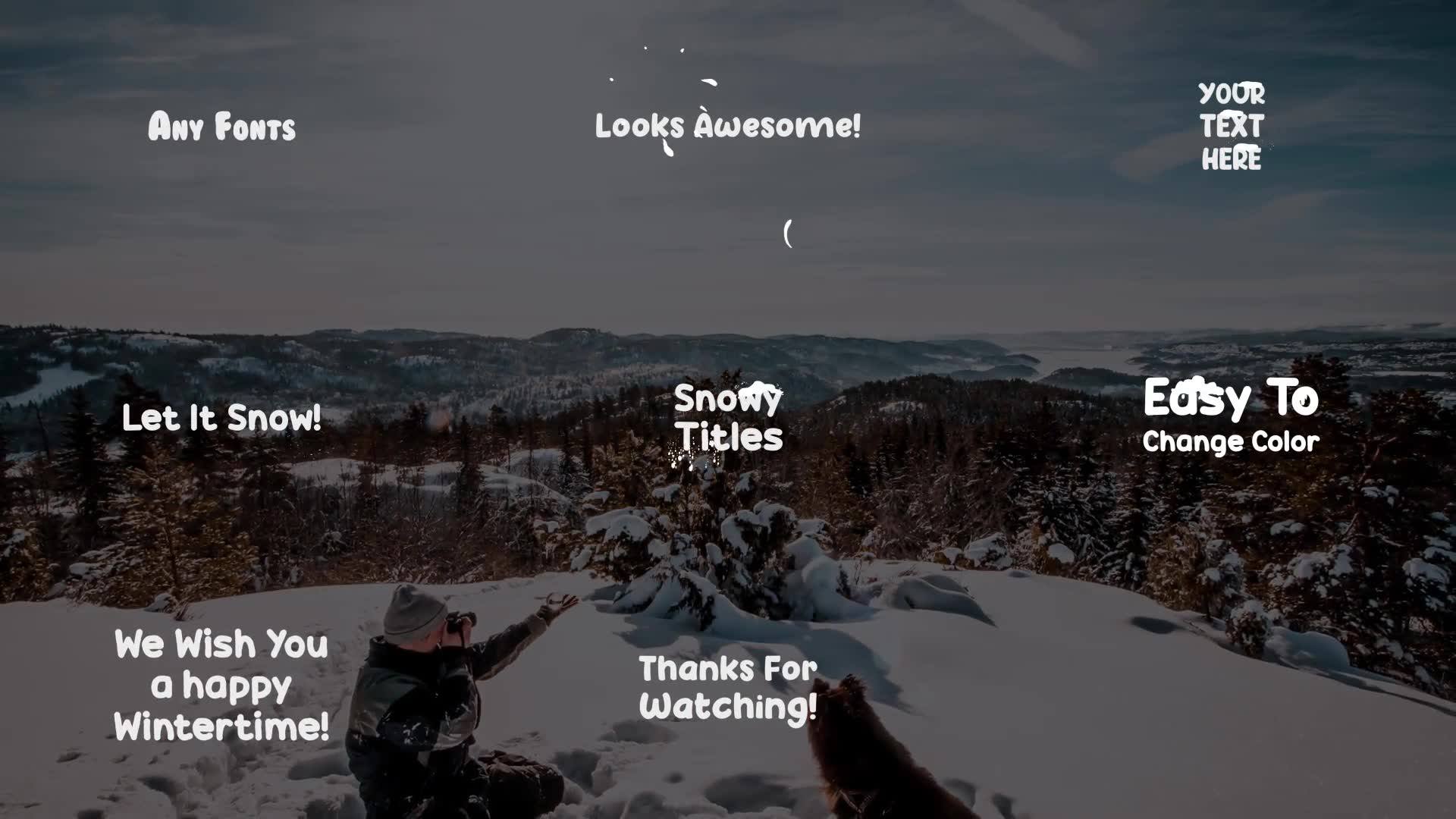 Snow Titles | After Effects Videohive 25400187 After Effects Image 2