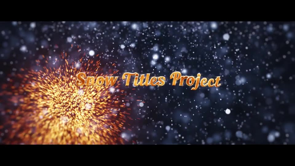 Snow Titles Videohive 14016687 After Effects Image 2