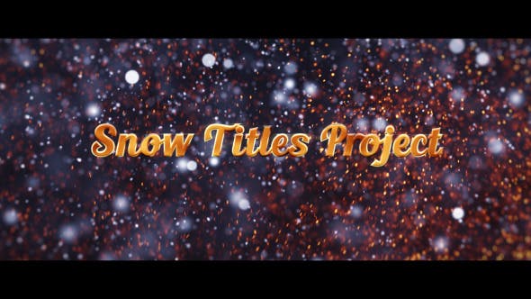 Snow Titles - Videohive 14016687 Download